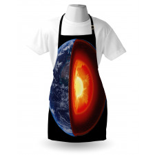 Hot Burning Earth Core Apron