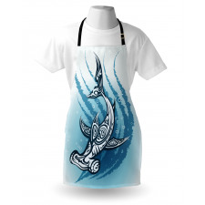 Hammerhead Fish Ornate Apron