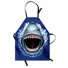 Attack Open Mouth Bite Apron