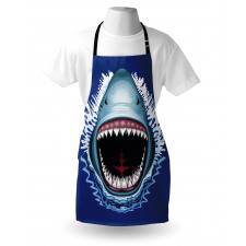 Attack Open Mouth Bite Apron