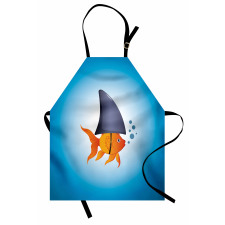 Little Fish Wearing Fin Apron