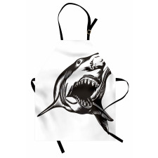 Wild Fish with Open Mouth Apron
