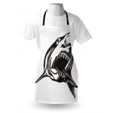 Wild Fish with Open Mouth Apron