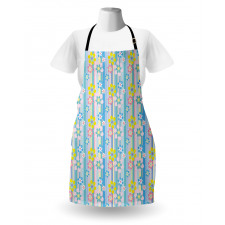 Abstract Spring Daisies Apron