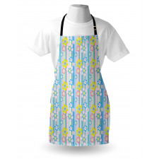 Abstract Spring Daisies Apron