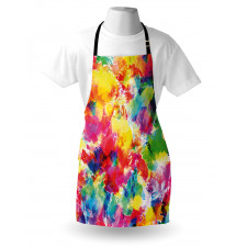 Vivid Messy Watercolors Apron