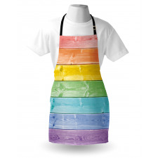 Wooden Planks Rustic Apron