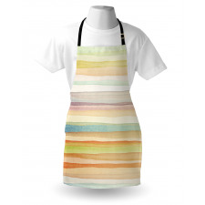 Stripes Watercolor Art Apron