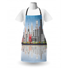 Cityscape Skyscrapers Apron