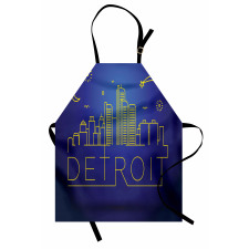 City Sky View Graphic Apron