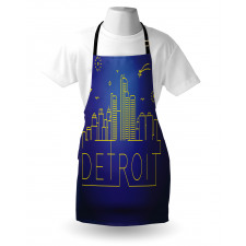 City Sky View Graphic Apron