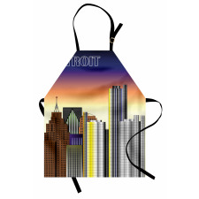 Retro Style Metropolis Apron