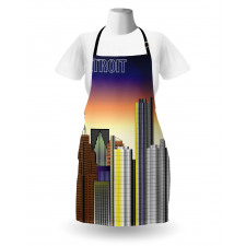 Retro Style Metropolis Apron