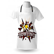 Cartoon Retro Crash Apron