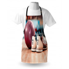 Shoes Purple Ball Apron