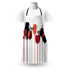 Abstract Glasses Apron