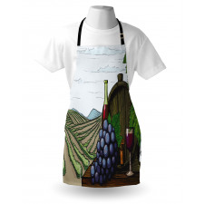 Views of Vineyards Grapes Apron