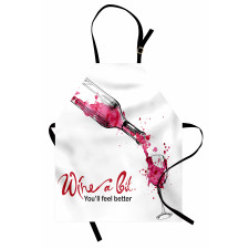 Inspirational Words Sketch Apron