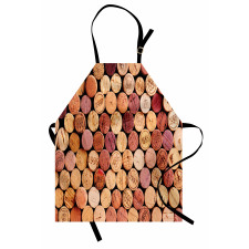 Random Used Wine Corks Apron