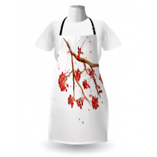 Tree Watercolor Splashes Apron