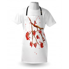 Tree Watercolor Splashes Apron