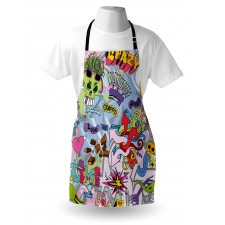 Hip-Hop Graffiti Love Apron