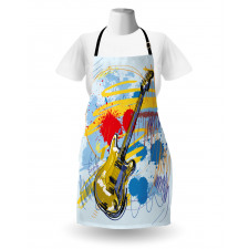 Abstract Musical Instrument Apron