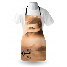 Chinese Lake Landscape Apron