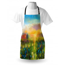 Dandelion Blooms in Meadow Apron