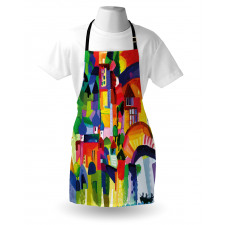 Modern Vivid Buildings Apron