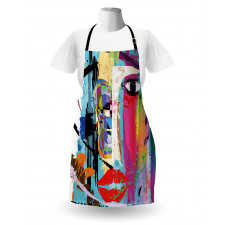 Paint Strokes Splashes Apron