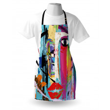 Paint Strokes Splashes Apron