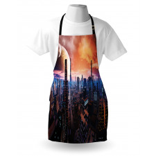 Futuristic Distant World Apron