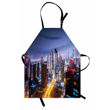 Night Dubai Tourist Travel Apron