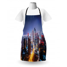 Night Dubai Tourist Travel Apron