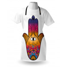 Mystical Colorful Lotus Apron