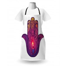 Vivid Floral Aura Energy Apron