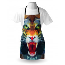 Abstract Portrait Animal Apron