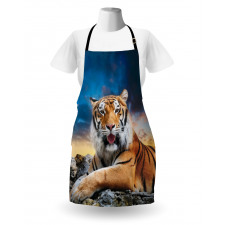 Calm Wild Animal Sunset Apron