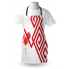 Chinese Abstract Art Apron