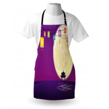 Chinese Pavillion Moon Apron