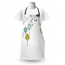 Abstract New Year China Apron