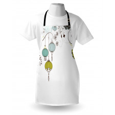 Abstract New Year China Apron