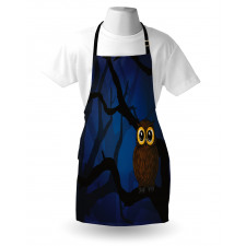 Owl on Tree Branch Apron