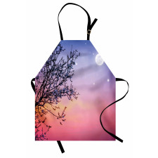 Dreamy Sky Spring Tree Apron