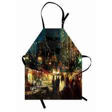 City Street Colorful Art Apron