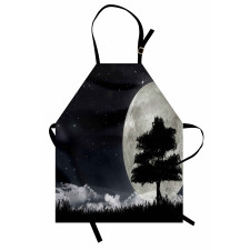 Giant Moon Tree Apron