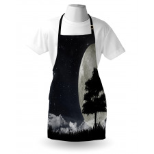 Giant Moon Tree Apron