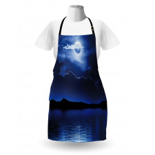 Fantasy Moon Calm Water Apron