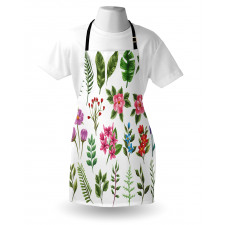 Exotic Flowers and Ferns Apron